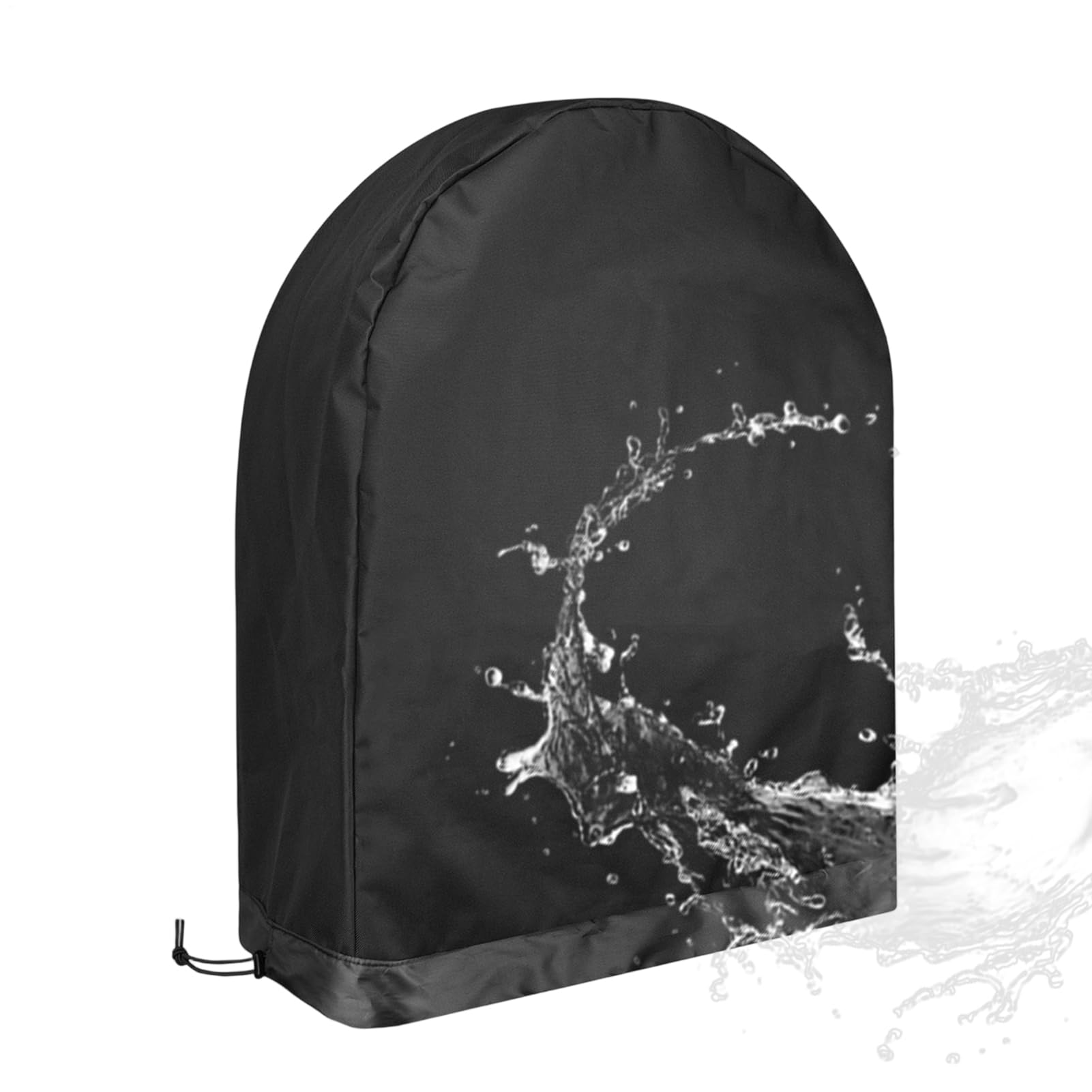 Couvercle de ventilateur de jardin 18 pouces imperméable et rond 64x73x2 cm