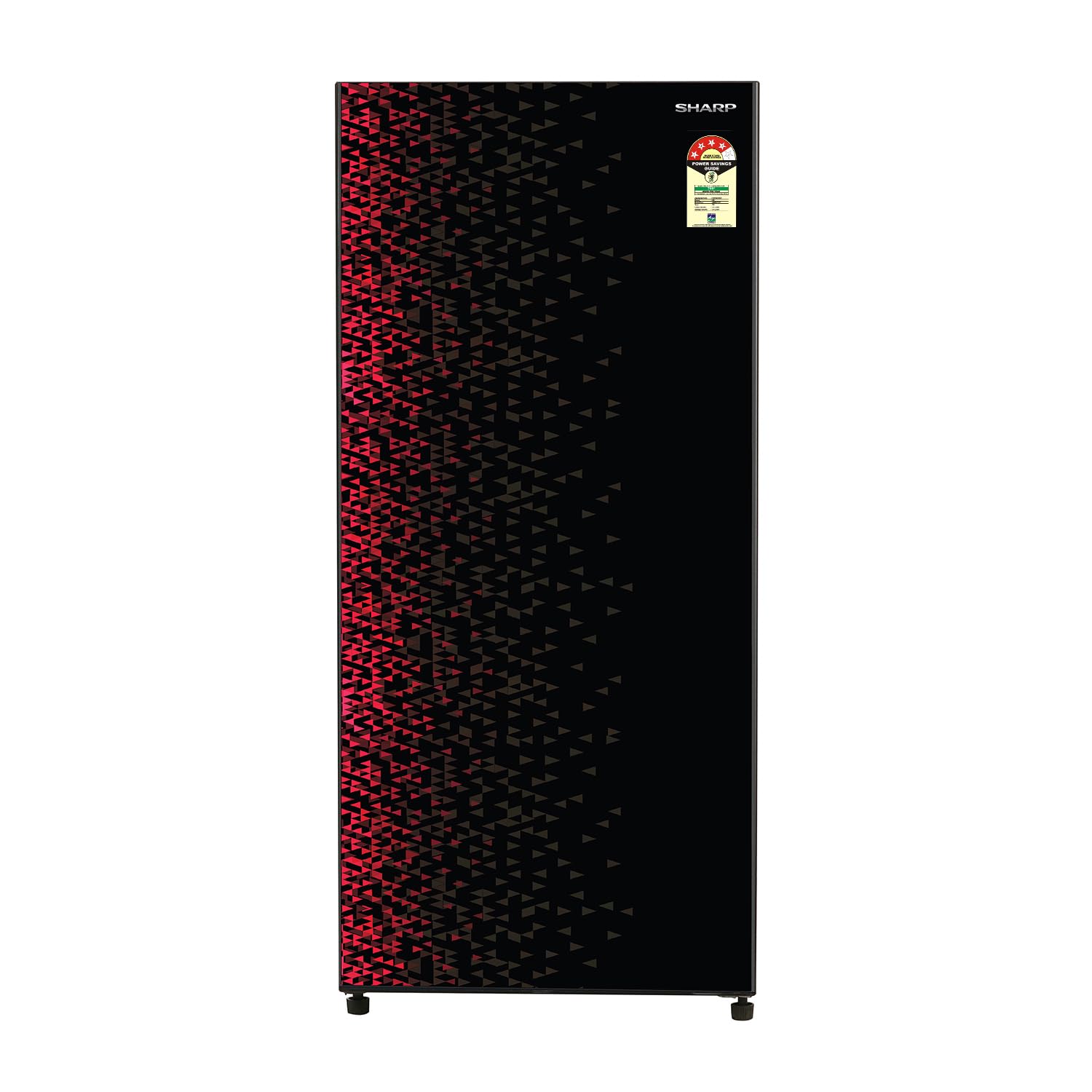 SHARP 175 L Direct Cool Single Door 4 Star Refrigerator |Japan 7 Shield Protection|Mirror Glass Finish (Maroon)