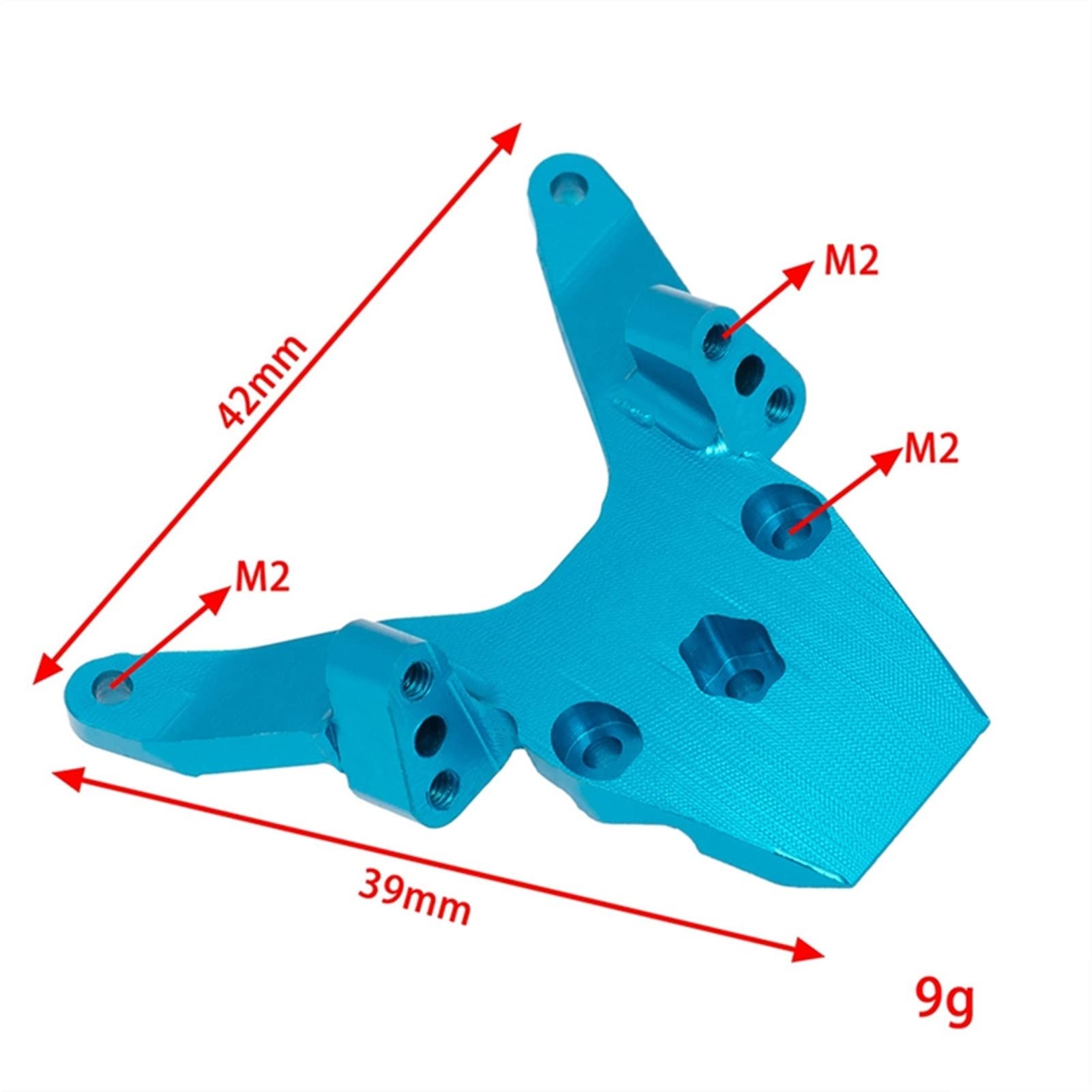 Zestaw metalowych części do modernizacji Zwrotnica Zestaw wahaczy zawieszenia, dla Losi, dla 1/18 Mini-T 2.0 2WD RC Truck Upgrade Parts Łącznik ramienia zawieszenia(Rot)