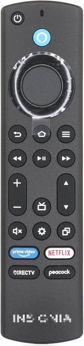 Dan's Originals NS-RCFNA-21 REV F TV Remote Control for Fire TVs with Voice | Prime Video - Netflix - Directv - Peacock - 504Q3265104 for Insignia and for Toshiba - Compatible with Fire TV Devices