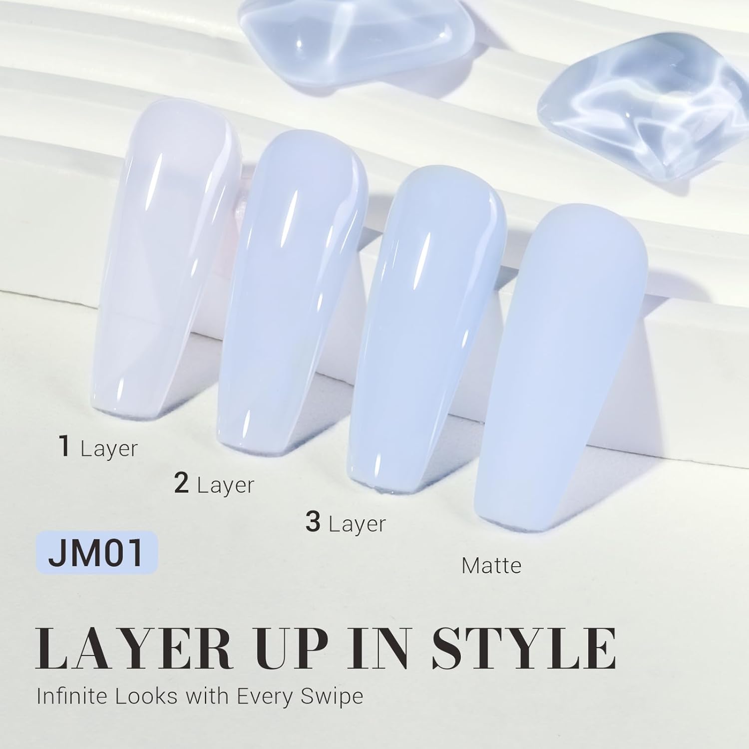 MelodySusie 2 in 1 Gel X Lamp with Jeweliver Gel Nail Polish