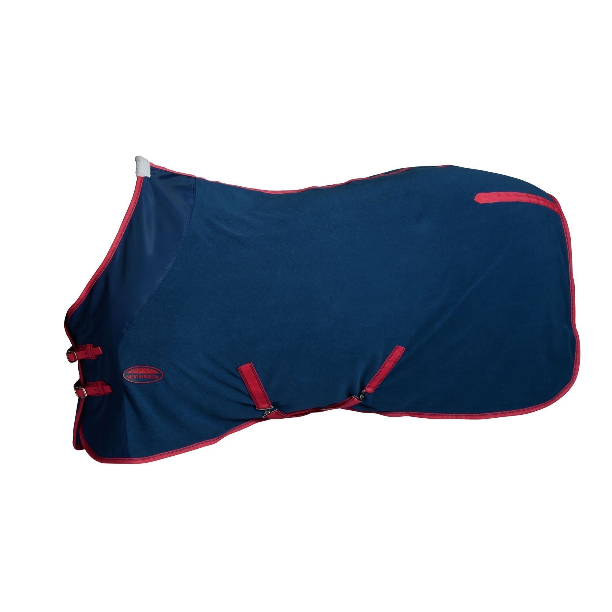 Weatherbeeta 2022 Fleece Cooler Cuello Estándar 1000441 - Azul Oscuro/Gris/Blanco -