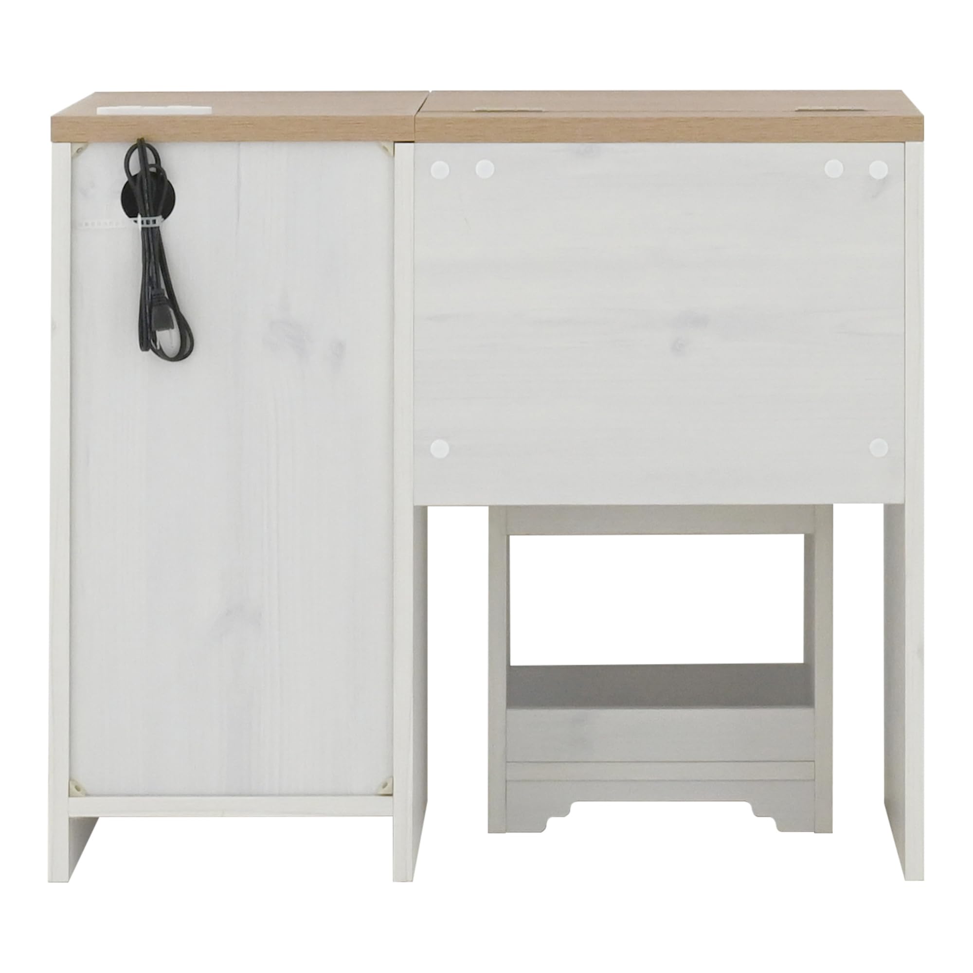 Amazon｜佐藤産業 ANRI デスクドレッサー 幅80cm 奥行40cm 高さ70cm 