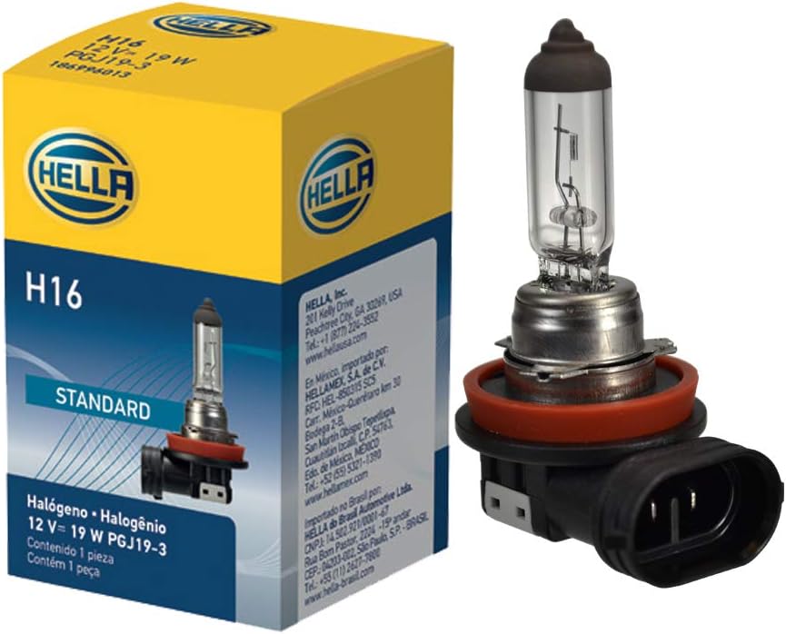 HELLA H16 Standard Halogen Bulb, 12 V, 19W