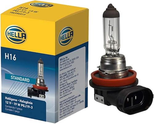 HELLA Bombilla halógena estándar H16, 12 V, 19 W disponible en Yaxa Peru