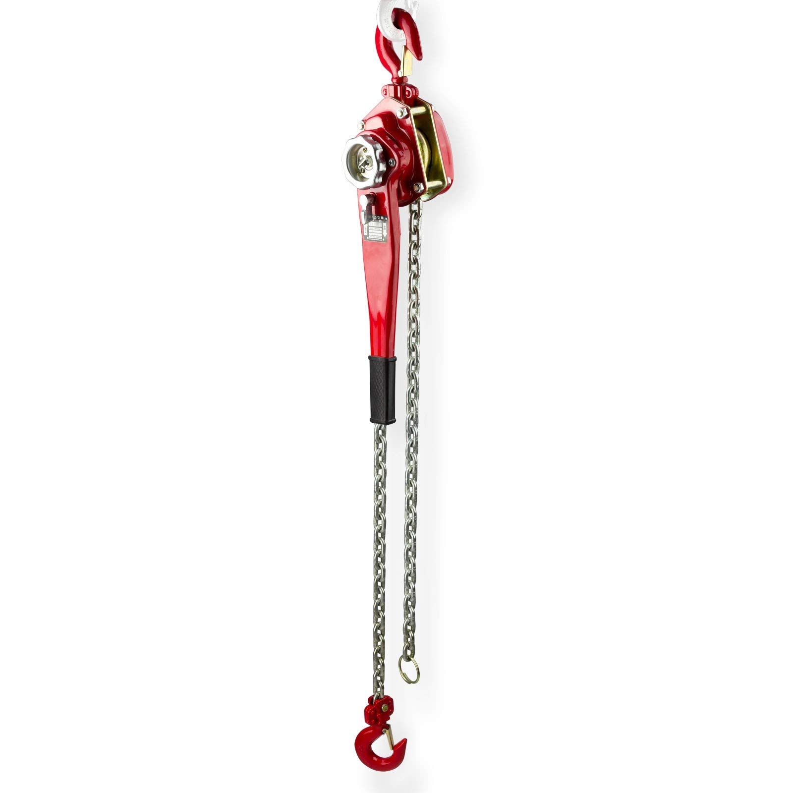 DEMA Hebezug 15 t – Hebelzug, Hebekette, Flaschenzug, Kettenzug, Ratschenzug – robust, langlebig, kraftvoll – Handhebelzug, Handkettenzug – für Werkstatt, Bau, Landwirtschaft, Werkstoffe, Lasten
