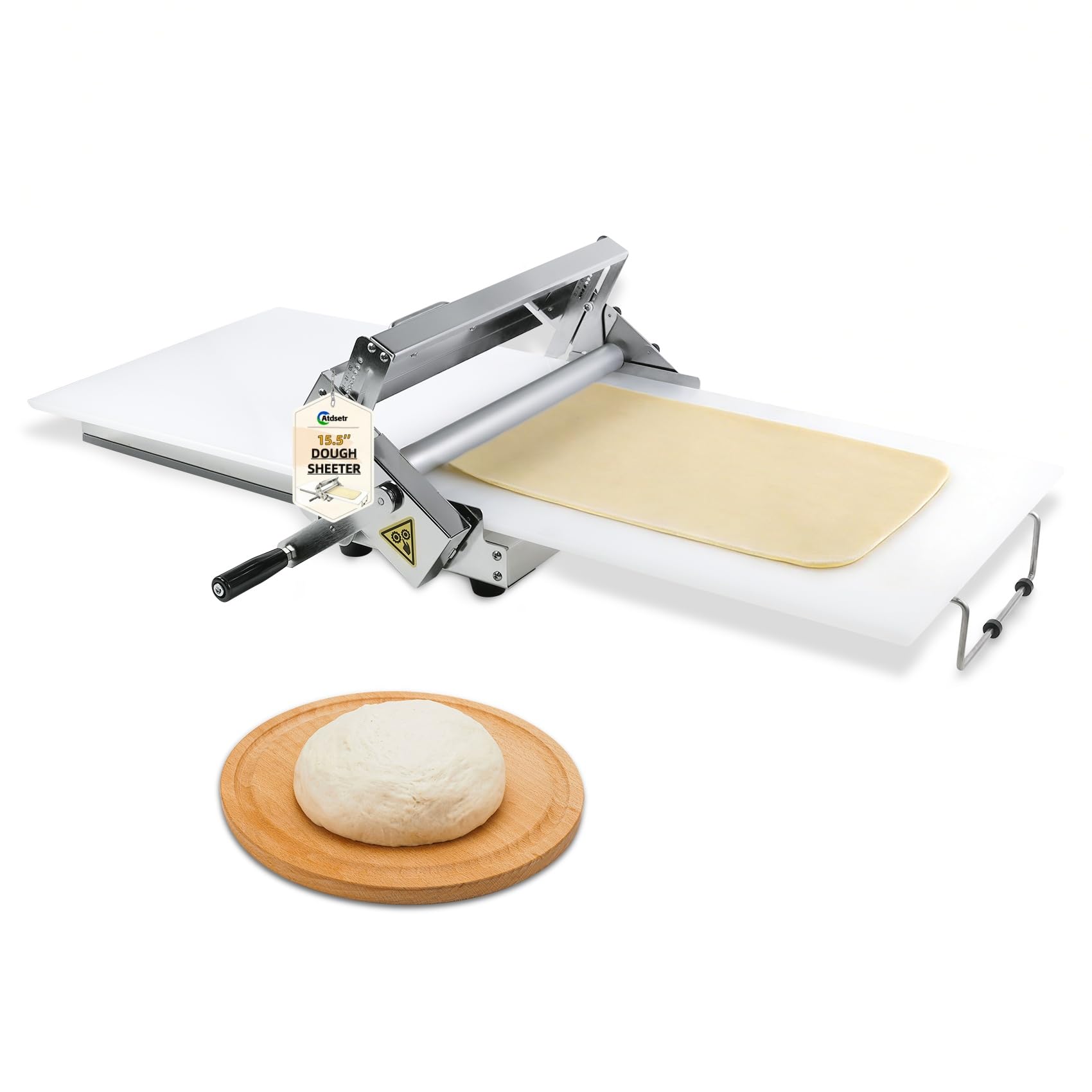 Atdsetr Folding Dough Sheeter 15.5-Inch