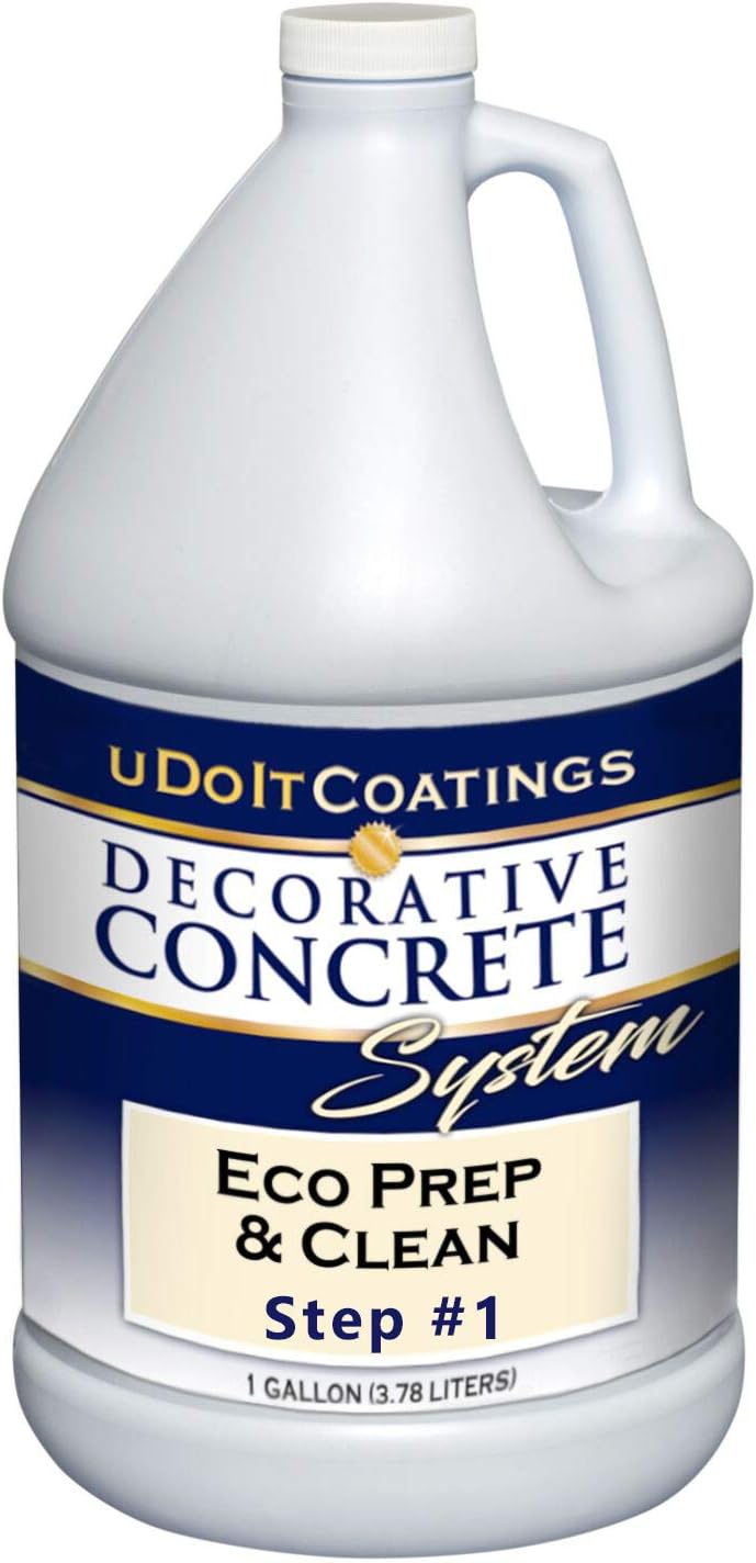 Eco Prep & Clean. Eco-Friendly Concrete Etch Solution. Use Before Stain. How-to Videos & Customer Service Before Purchase. Safer Than Acid! Step #1 - U Do It Coatings’ Concrete Stains (1 Gallon)