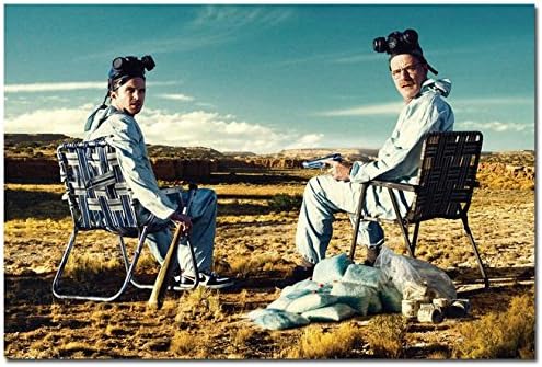 Tomorrow sunny Breaking Bad TV Play - Póster de seda (24 x 36 pulgadas), Walter White y Jesse Pinkman, 2436 pulgadas