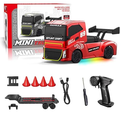 RC�h���t�g�J�[ 4WD �t���v���| �S���X���b�g���{�����X�e�A ���ᑬ�ؑ� 1:87 �����^ ���C�g�V�X�e�� �w�b�h/�e�[��/�A���_�[/�E�C���J�[�A�� Type-C�}���[�d 20���[�d 45���A�����s �|���}�[�o�b�e���[ �~�j�J�[ �R���N�V���� ���A