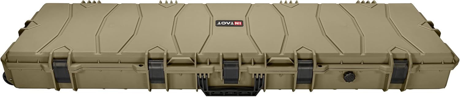 Eylar 54 Inch Intact Series Rolling Hard Rifle Case, Lightweight and Durable Stacker Design with Foam