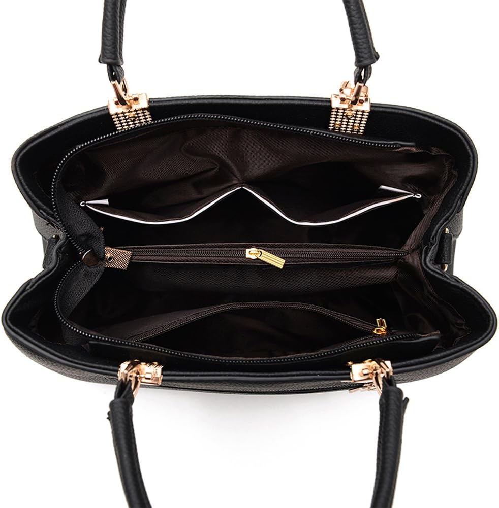 Dreubea Womens Handbag Tote Shoulder Purse Leather Crossbody Bag