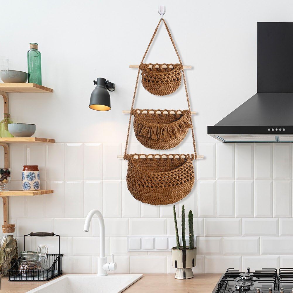 Rotan Speelgoed Opbergmand Geweven Huis Slaapkamer Opslag Rode Streep Ontwerp Al