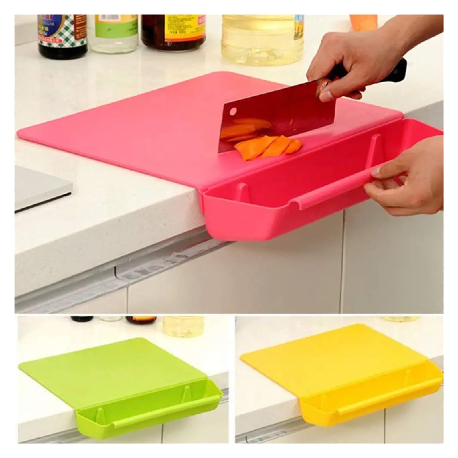 Tagliere Verdure 2 In 1 Con Accessori Cestello Removibile