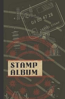 Stamp Album: Postage Stamp Collection Album, Stamp Collection Catalog Journal, Stamp Organizing and Cataloging, Stamp Tracking and Organizing (Philatelic Log Book)