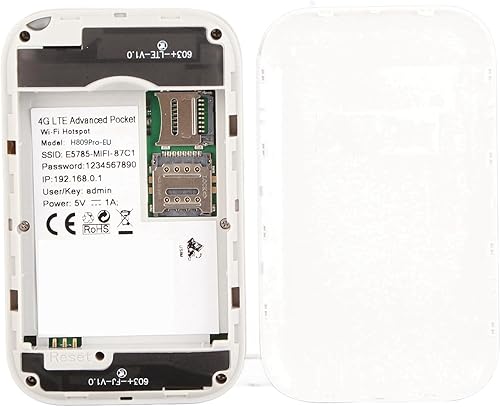 Miniatura 5 de GOTOTOP Wifi 4G de bolsillo, enrutador portátil ligero con ranura para micro tarjeta, velocidad de 300 Mbps para viajes, hogar y conexiones de