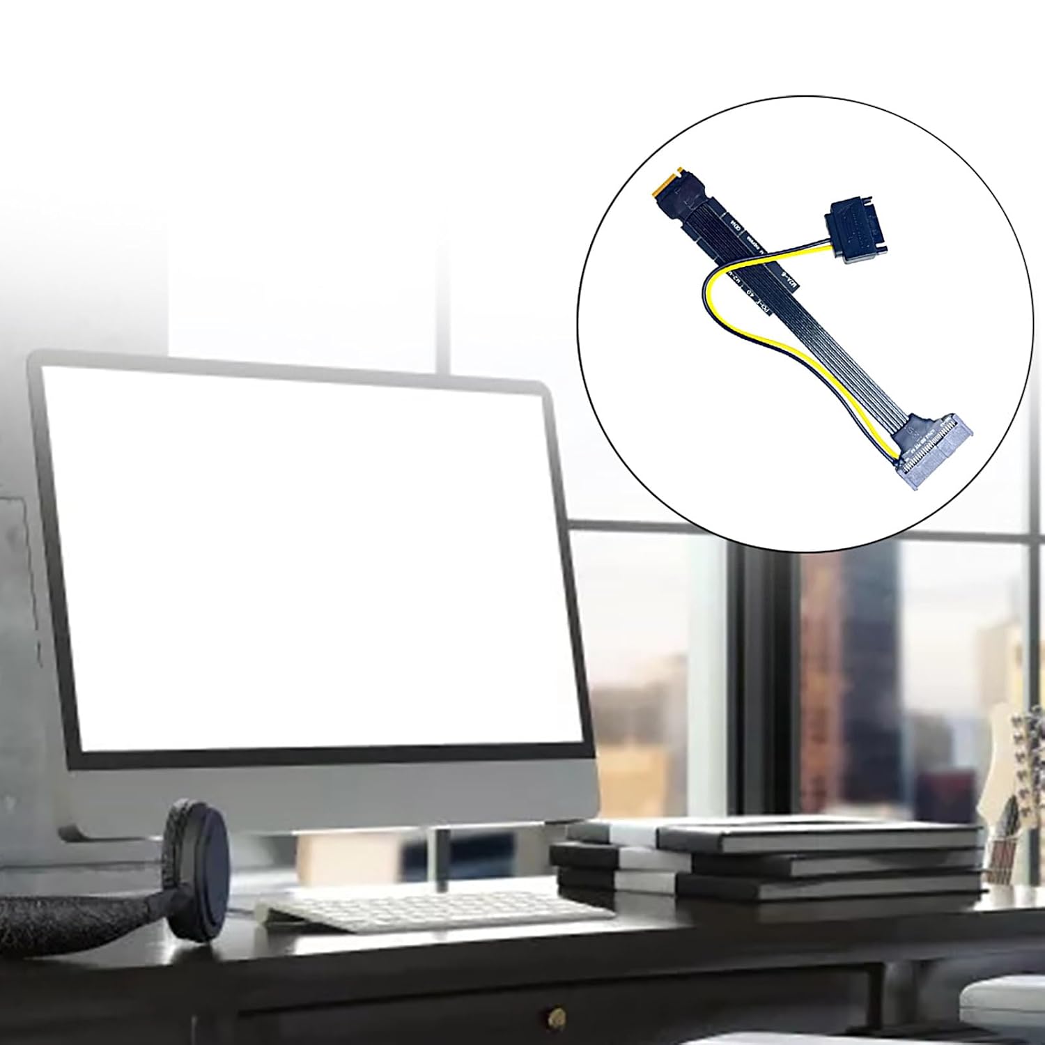 M.2 NVME to U2U3 SSD PCIE 4.0GEN4 Fast Speed Adapters Cable U2U3 with SataPower