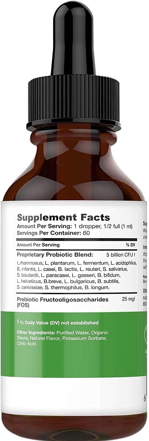 Ultra6 Nutrition Probiotics for Women, Men and Kids - 20 Strain Liquid Probiotic Supplement for Digestive & Gut Health - Image 7