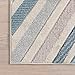 nuLOOM Neveah Chevron 8x10 Area Rug for Living Room Bedroom Dining Room Kitchen, Blue