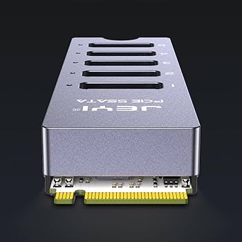 Mommt様用 Amazon.com: JEYI NVMe M.2 to Sata Adapter with Heatsink