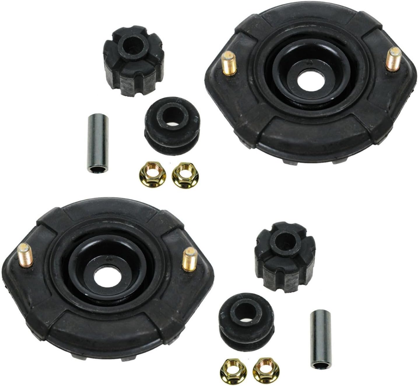TRQ Rear Upper Strut Mount Kit Compatible with 2000-2001 INFINITI I30 2002-2004 I35 2000-2003 Nissan Maxima