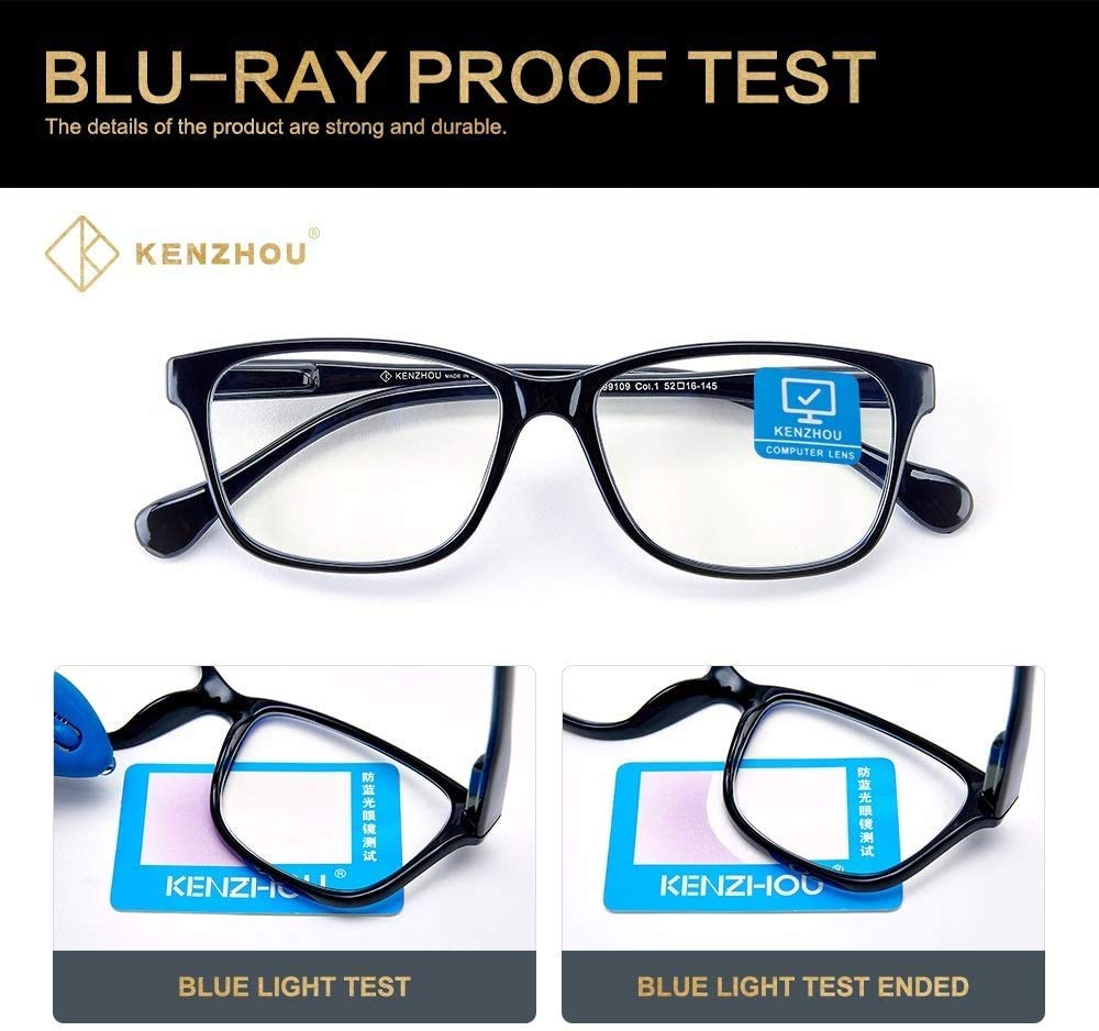 Occhiali da computer con blocco della luce blu per ridurre l'affaticamento degli occhi unisex (donne/uomo) occhiali con cerniere a molla nerd occhiali da lettura