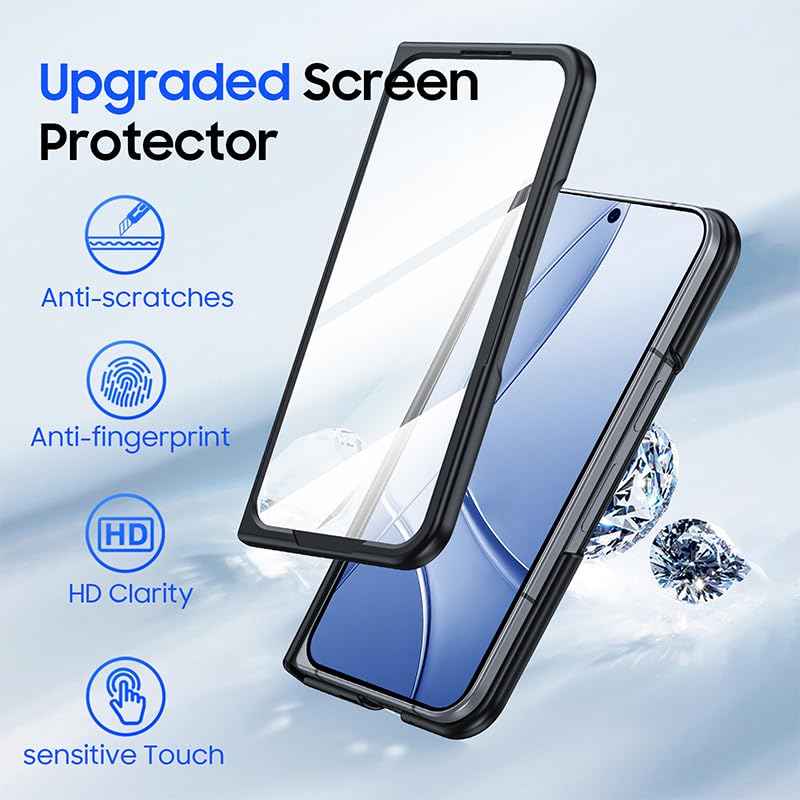 Étui magnétique Google Pixel 10 Pro Fold transparent et ultra fin avec protection complète - 6
