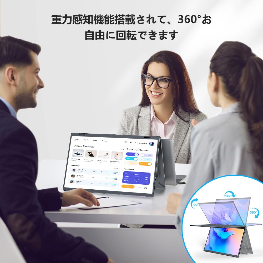 Amazon.co.jp: EVICIV モバイルモニター 2画面 15.6インチ 上下