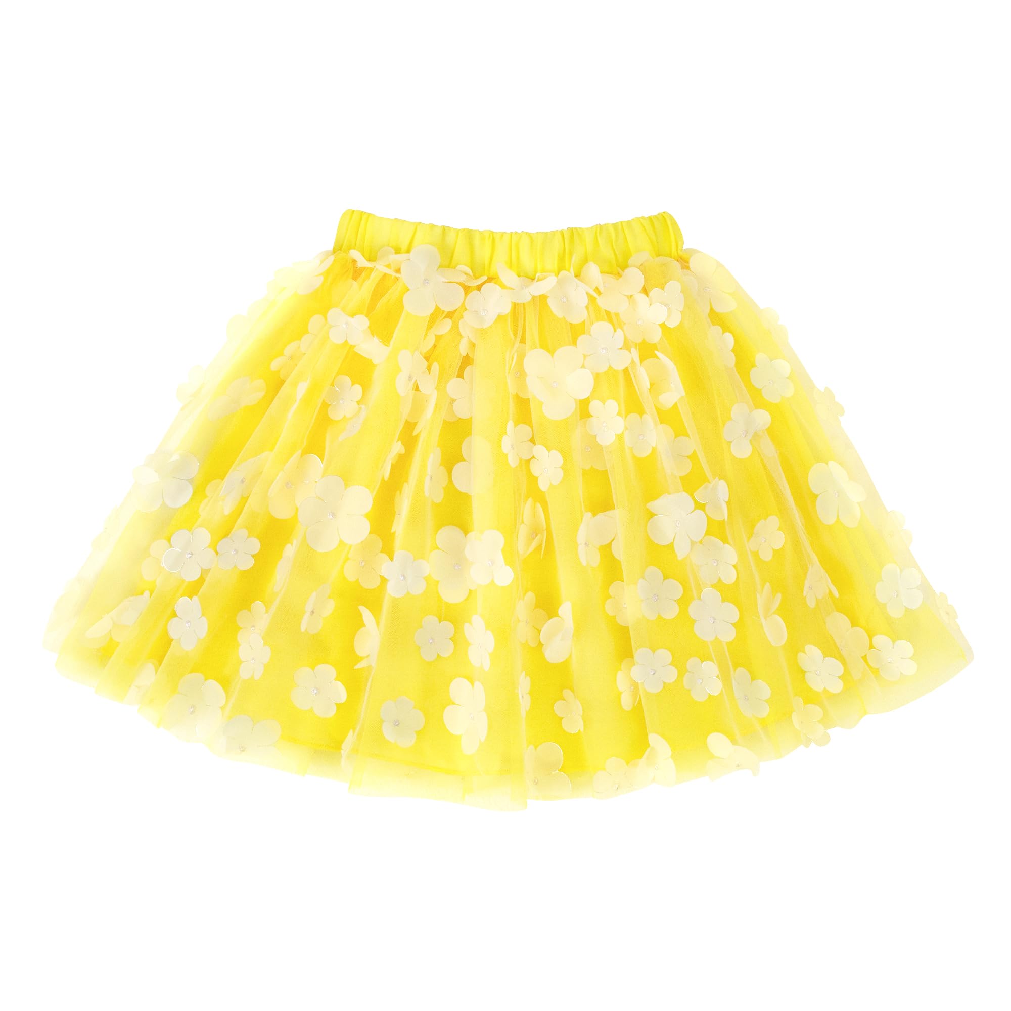 ZFZDRen 1-12Y Baby Girl Tutu Skirt Toddler Flower Tulle Skirts Little Girls Short Skirt Kid Holiday Birthday Outfits