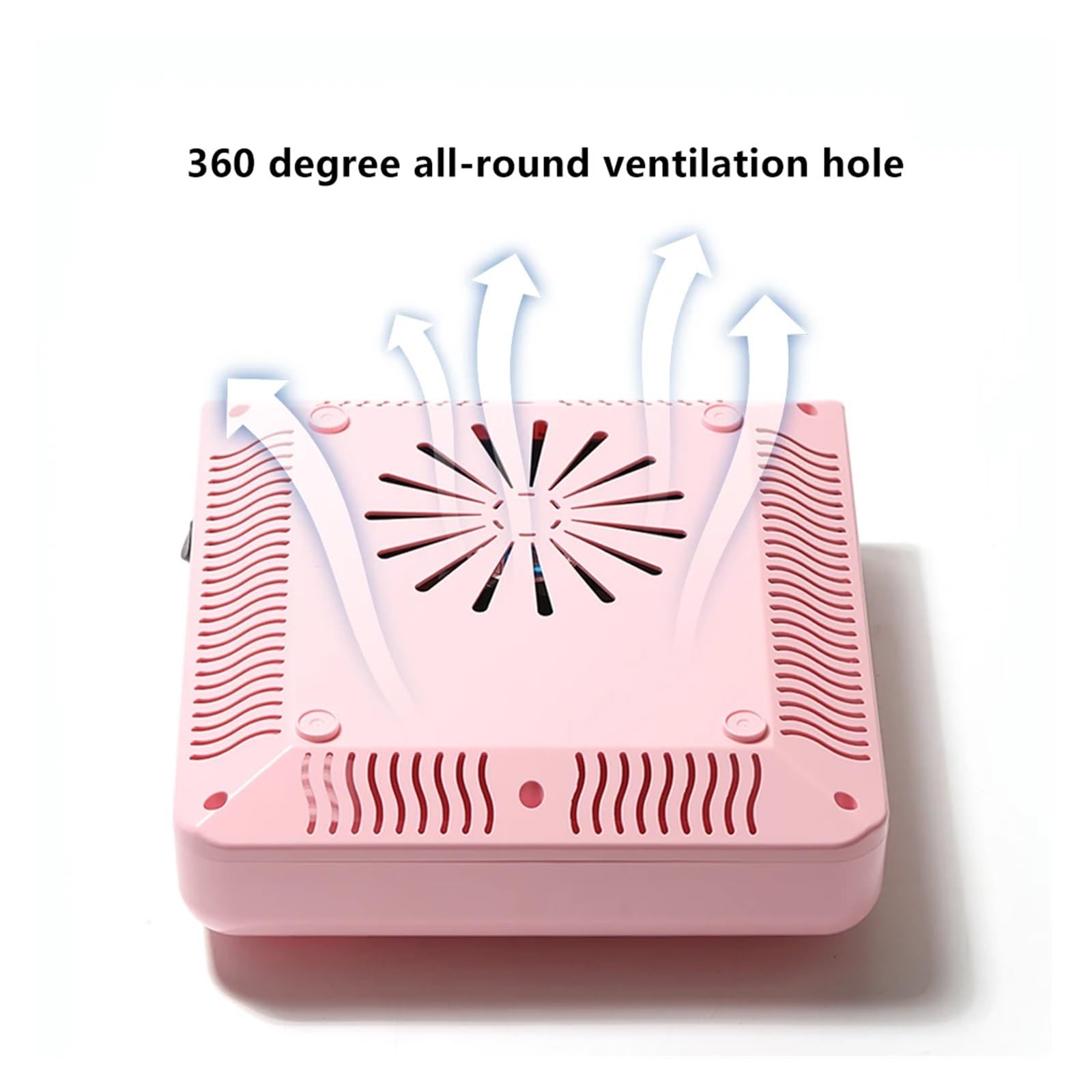 MRKU Aspirateur à poussière pour Ponceuse à Ongles avec Filtre Lavable, Silencieux et Silencieux, pour manucure.