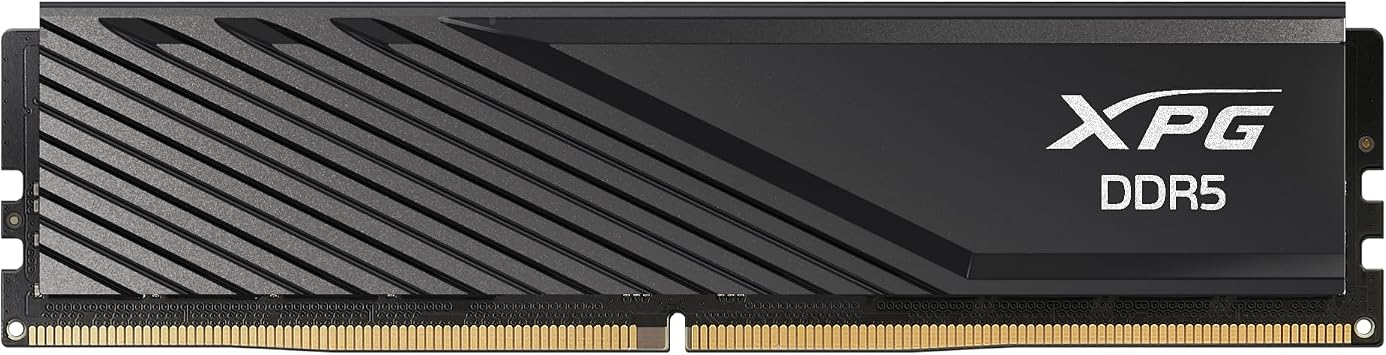 XPG Lancer Blade DDR5 6000MHz CL30 32GB (2x16GB) PC5-48000 RAM 288-Pins UDIMM Desktop Memory Kit Black Heatsink(AX5U6000C3016G-DTLABBK)