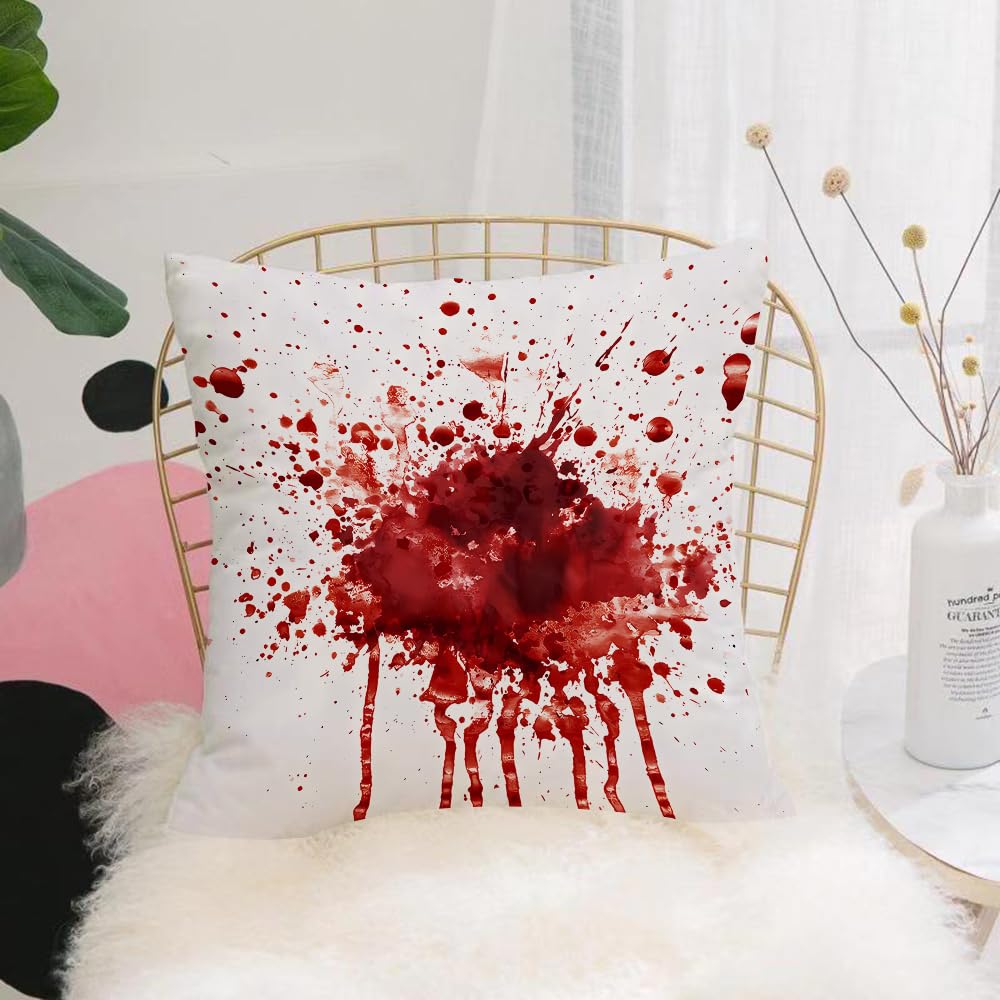 HYOSXW Cushion Cover,Throw Pillow Case Home Decorative for Living Room Bedroom Sofa Chair 16X16 Inch,red wine splash isolated on white background,Pillowcase 40X40cm