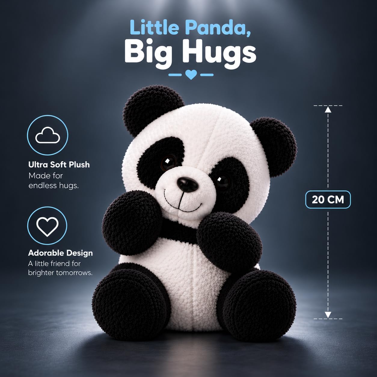 Cute Panda Plush Toy - Soft Stuffed Animal -2 Cute Panda Plush Toy - Soft Stuffed Animal -2