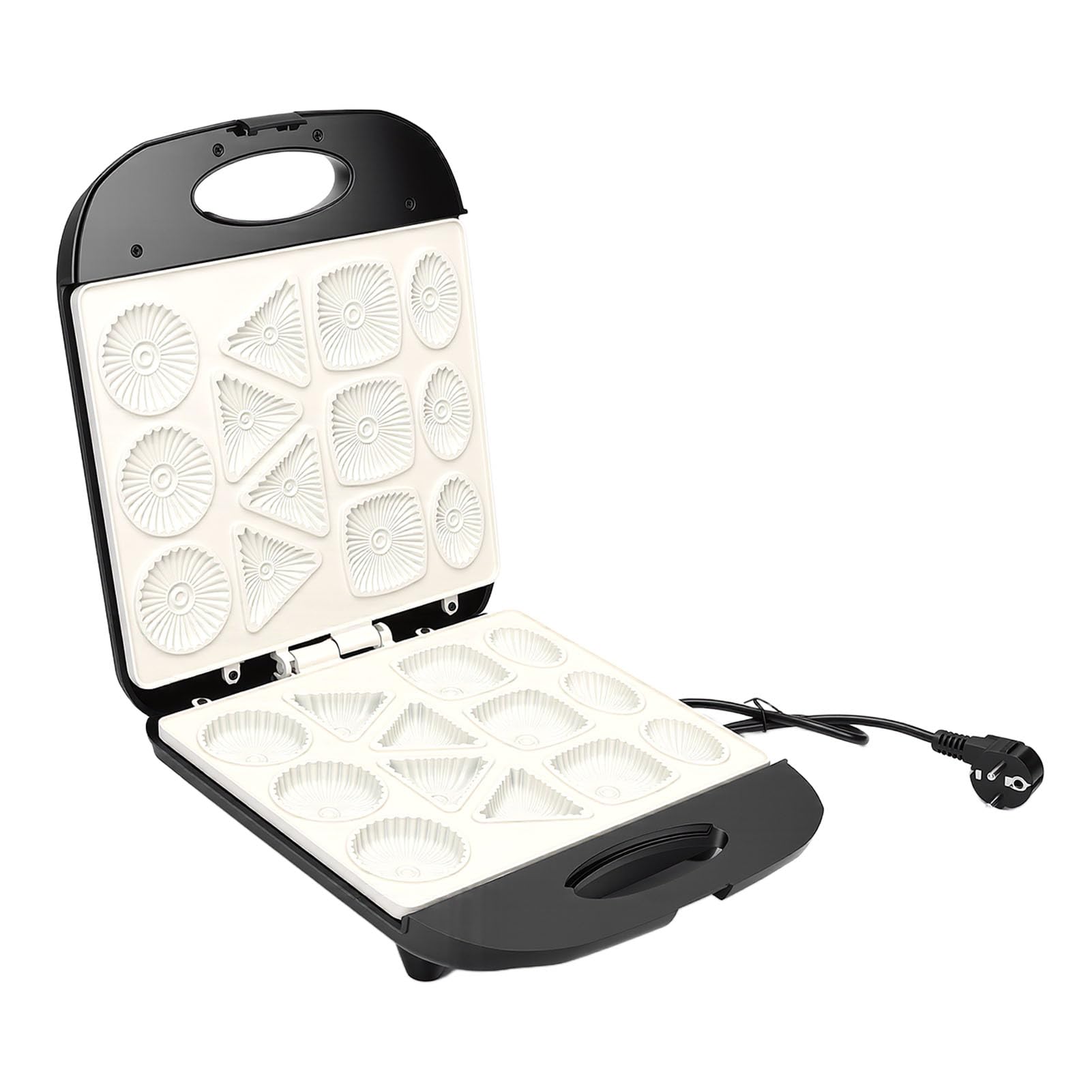 Generic Macchina per Biscotti Elettrica Potente Macchina per la Colazione con Ciambelle da 1400 W per Snack unici. Acciaio Inossidabile (Spina europea 220V)