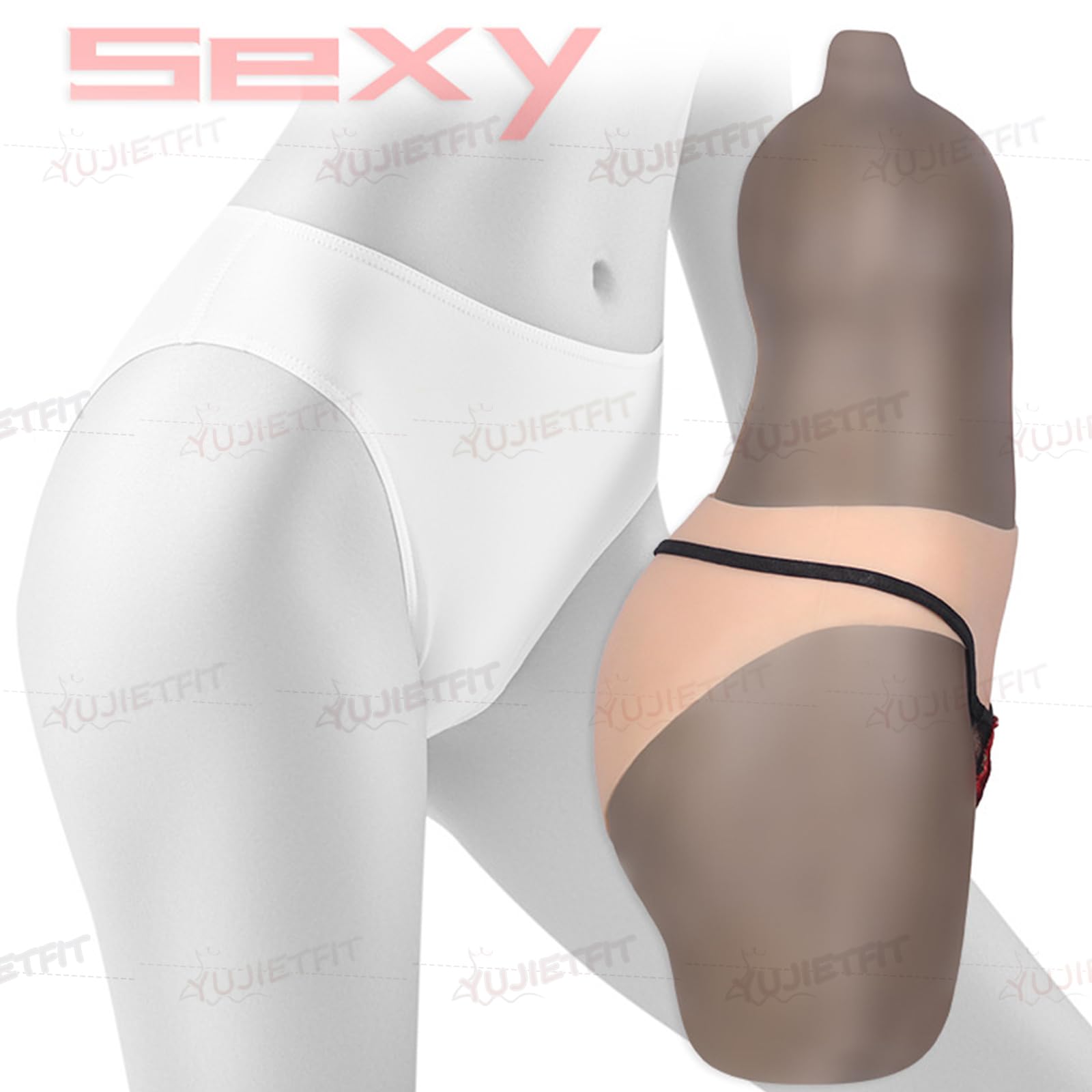 Adima Braguitas De Silicona con Relleno Realista para Mujer Y *Drag Queen*