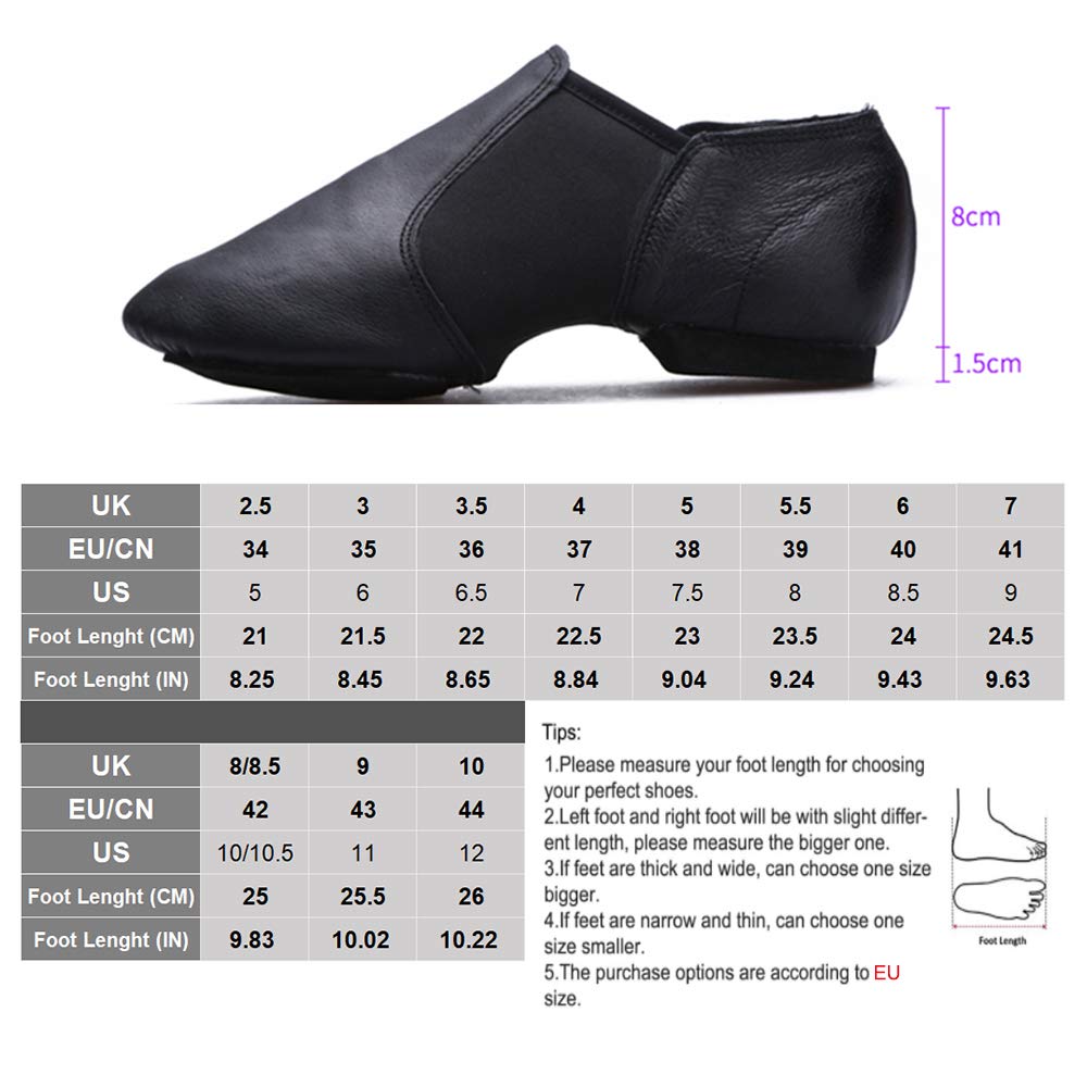 Chaussures de Danse Femme Cuir Latine Jazz Ballerine Basket Chausson Confort