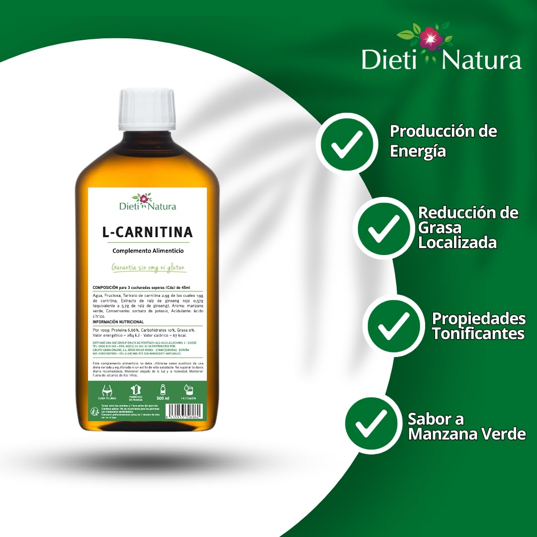 Dieti Natura L-Carnitina Solución Concentrada