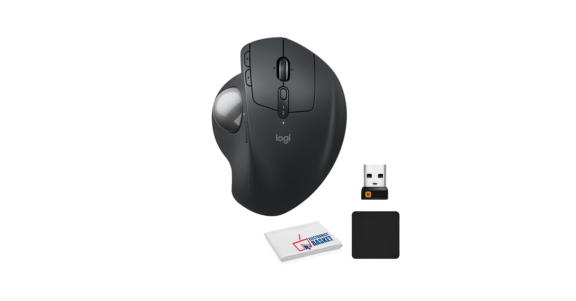 新品未使用　logicool MX ERGO MXTB1S Amazon.com: Logitech MX Ergo S Wireless Trackball Mouse, 2.4
