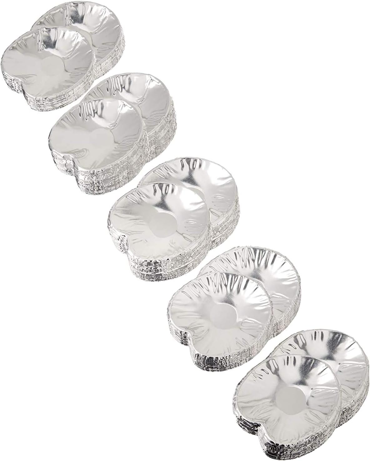 Disposable Aluminum Foil -Large- Clam Food Shells Pack of -250- by DCS Deals