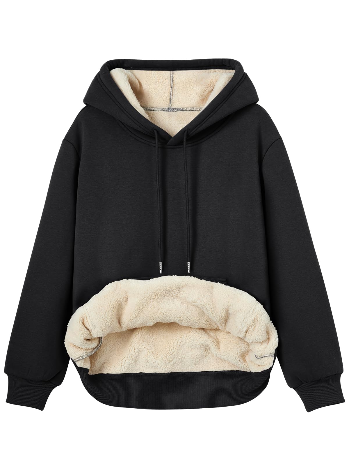 Trendy Queen Women's Fleece Sherpa Hoodie