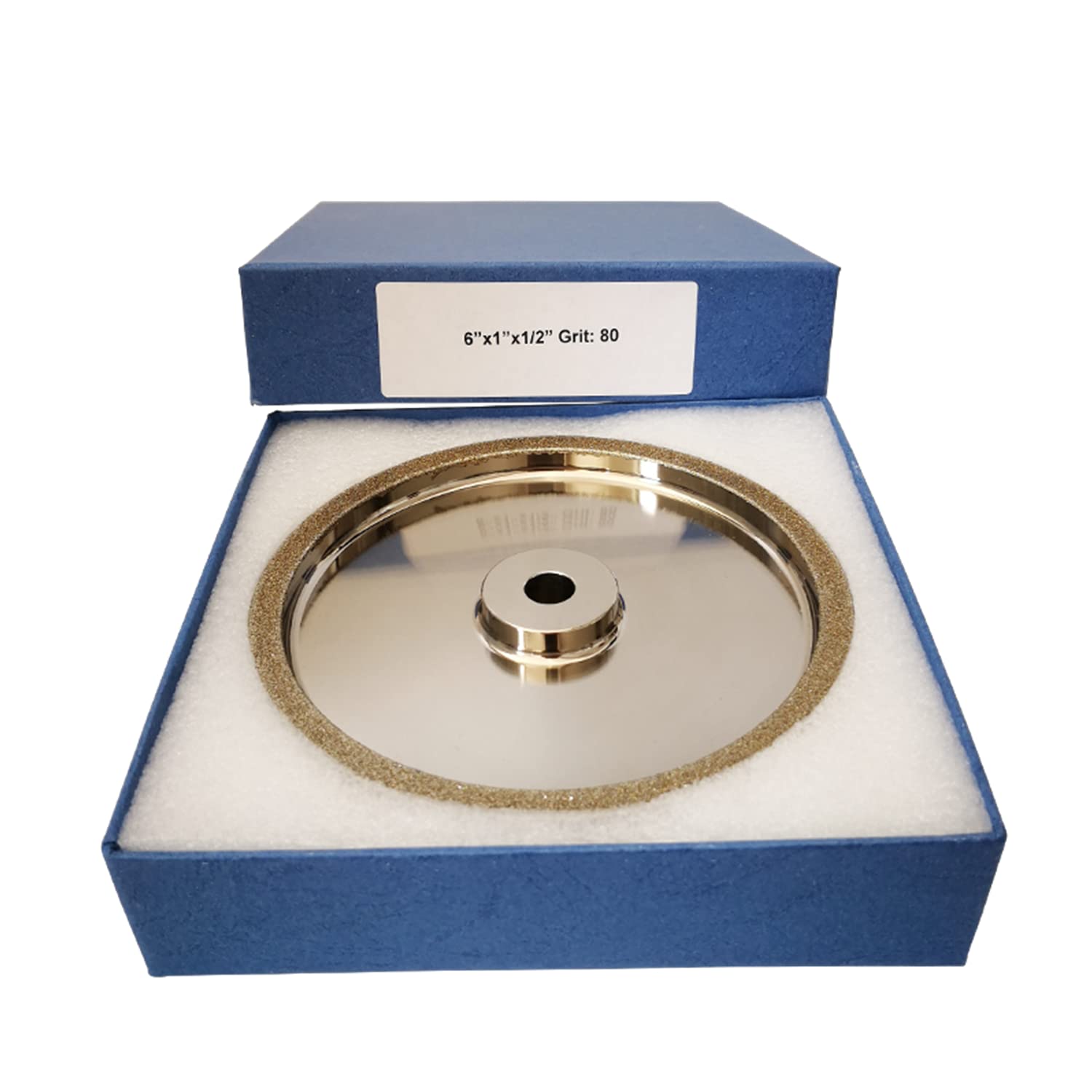 CBN Meule 150 mm grain 180 150 x 25 x 12.7 mm pour aiguiser outils acier rapide tournage bois
