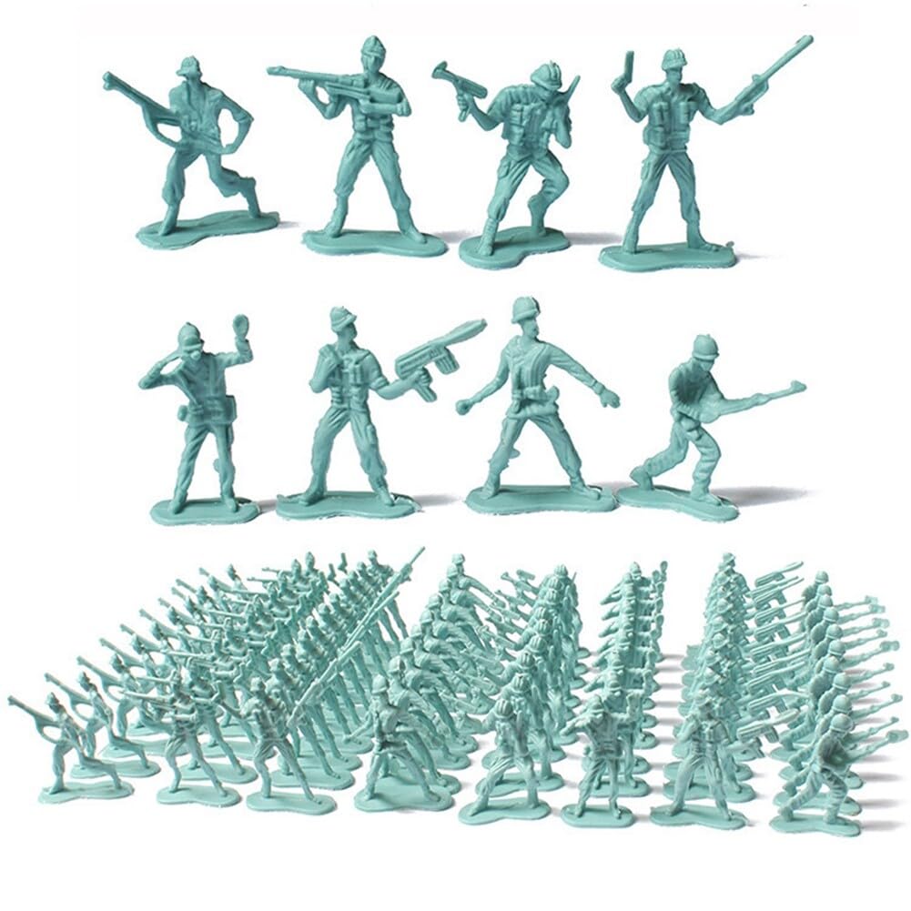 250 Soldatini Militari In Plastica: Set Esercito Action Figures, Giocattolo Educativo Per Bambini - 5