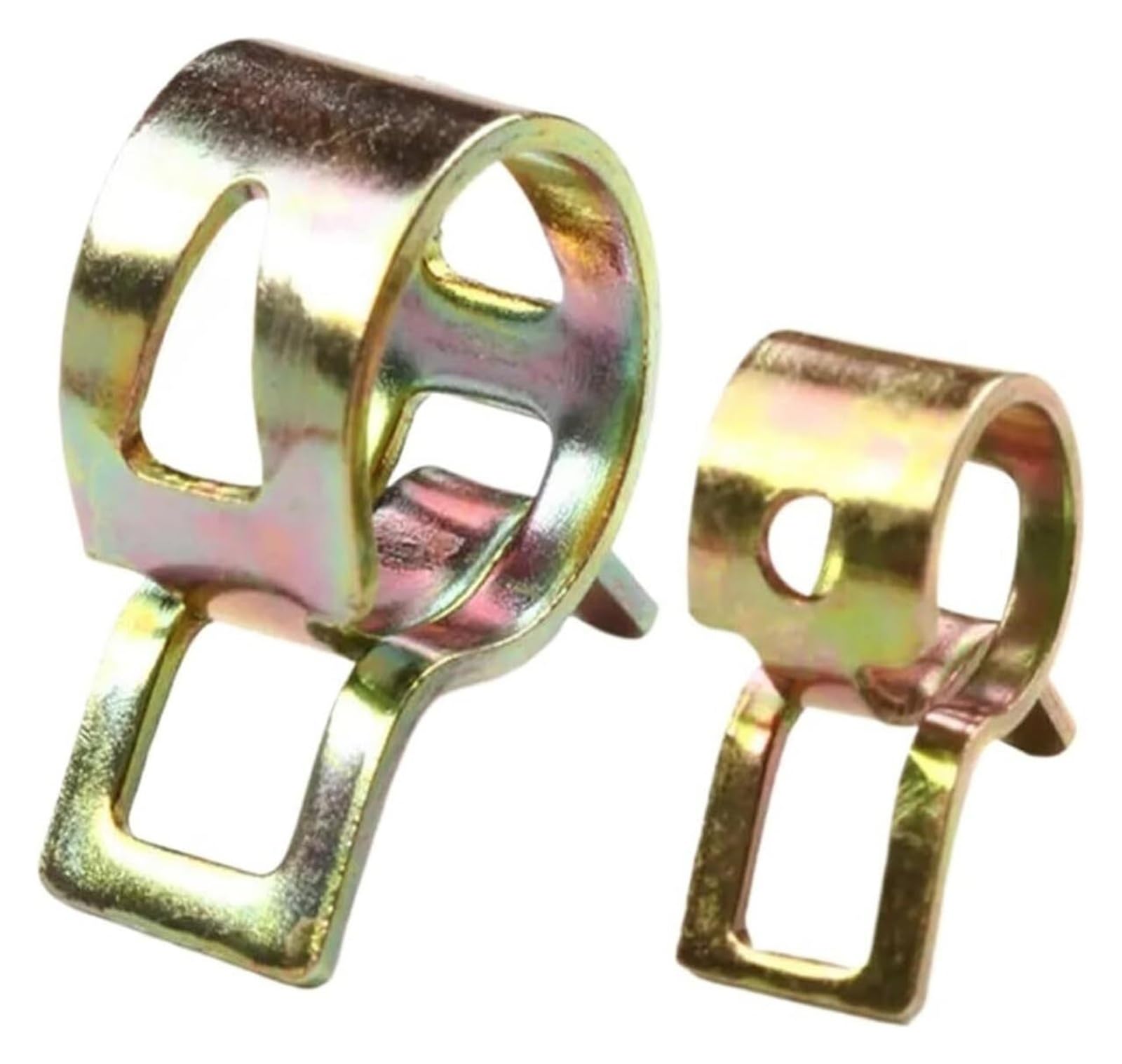 100 szt. zacisków sprężynowych 6-17 mm/6-22 mm ocynkowanych, zacisk do przewodu paliwowego, przewodu wodnego, przewodu powietrznego(100pcs Clamp 622mm)