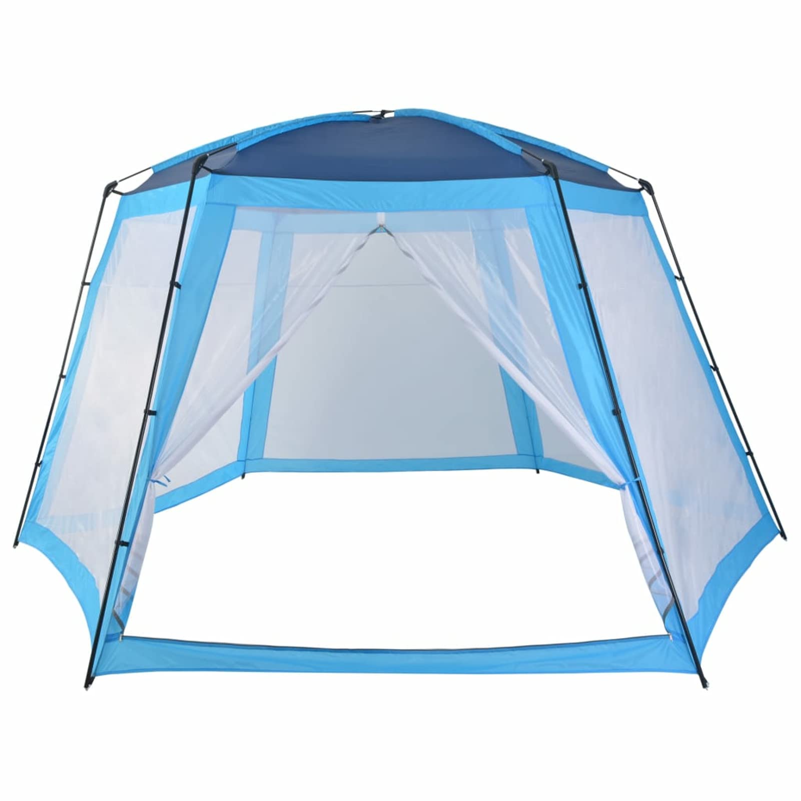 Poolzelt, Pool überdachung, Pool Zelt, Pooldach, Poolpavillion, Zelt Für Pool, Pool Dach, Pool Abdeckungen, Stoff 500x433x250 cm Blau