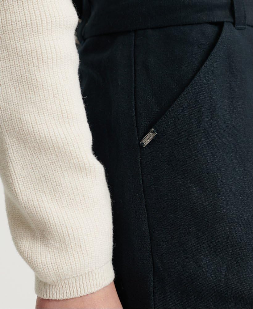 Superdry Donna Pantaloni in Lino Edit