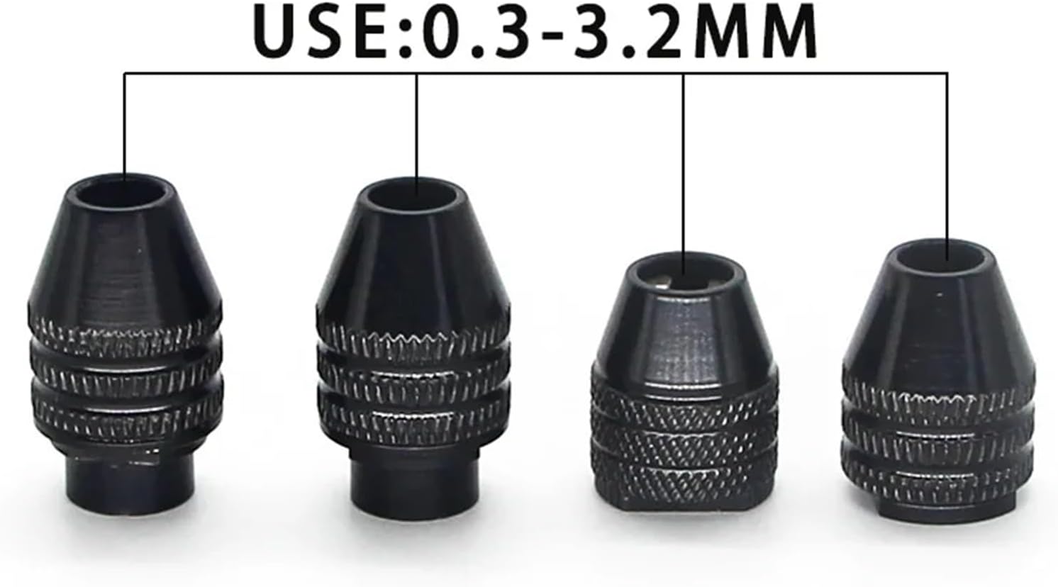 Universal Multi Quick Change Mini Drill Chuck Small Electric Drill Engraving Machine Chuck Accessories M7/M8*0.75(M7 0.75 C)
