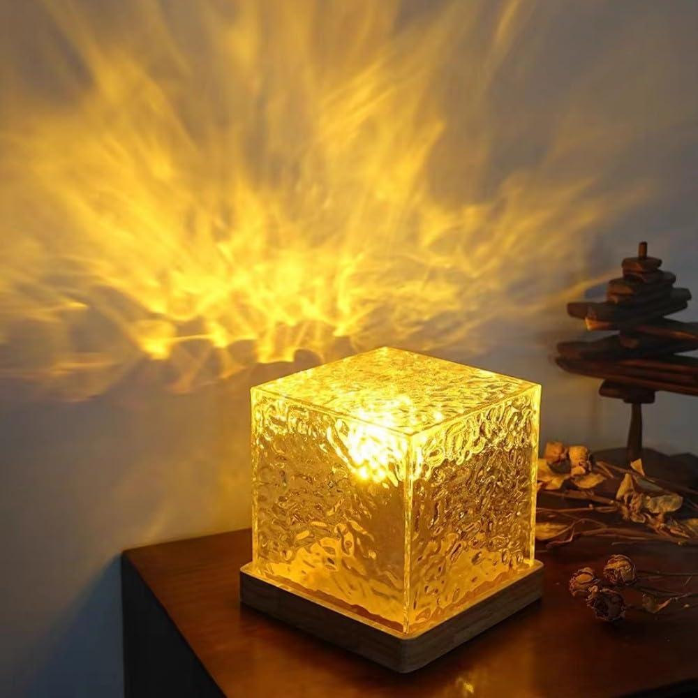 Juodkeo Dynamic Water Ripple Lamp Projector, Ocean Wave