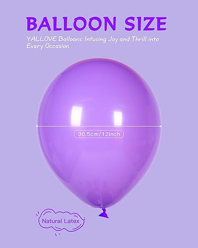 Miniatura 3 de YALLOVE Globos de látex de colores surtidos, juego de 120, 12 pulgadas para uso en helio o aire, globos gruesos para baby shower, cumpleaños,