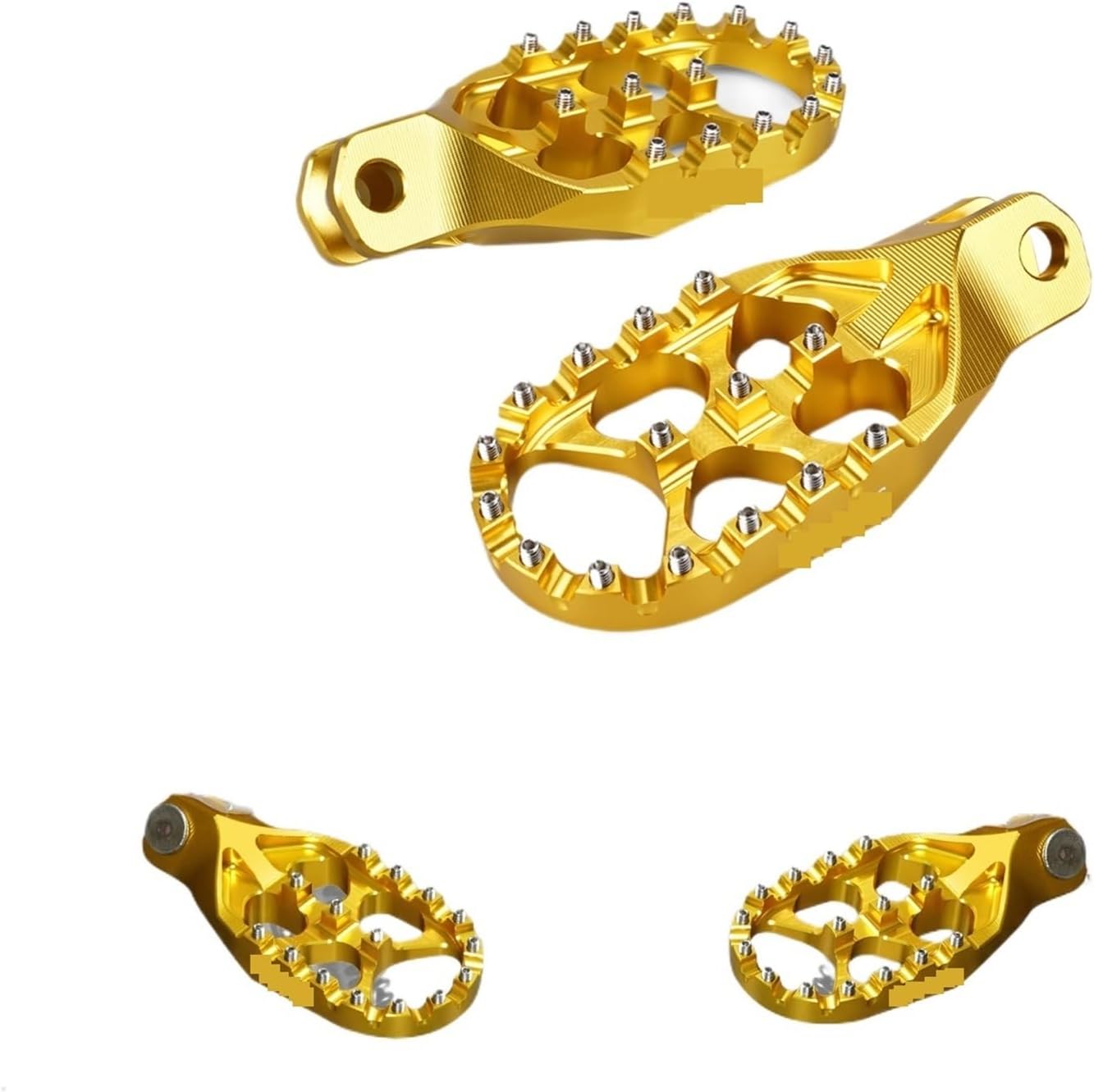 Motorcycle pedal Fit For DRZ400S 2000-2024 DRZ400SM 2005-2024 2023 DR-Z 400S 400SM Motorcycle Wide Floor Boards Footrest Enlarged Pedals(Black)