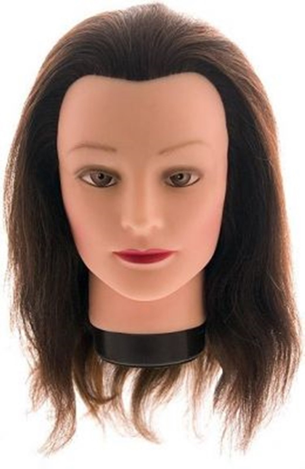 Comair 7000835 Übungskopf "Emily" Echthaar, braun